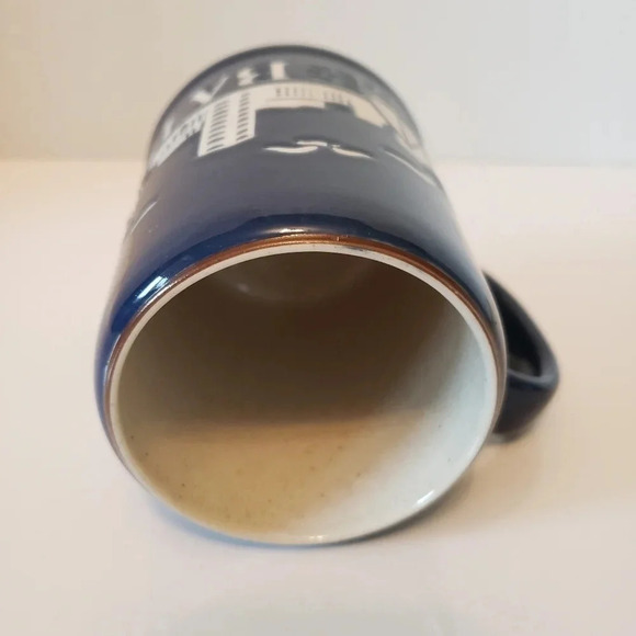Vtg Baltimore Blue  Ceramic Gloss Glazed Coffee Mug. - Picture 5 of 9